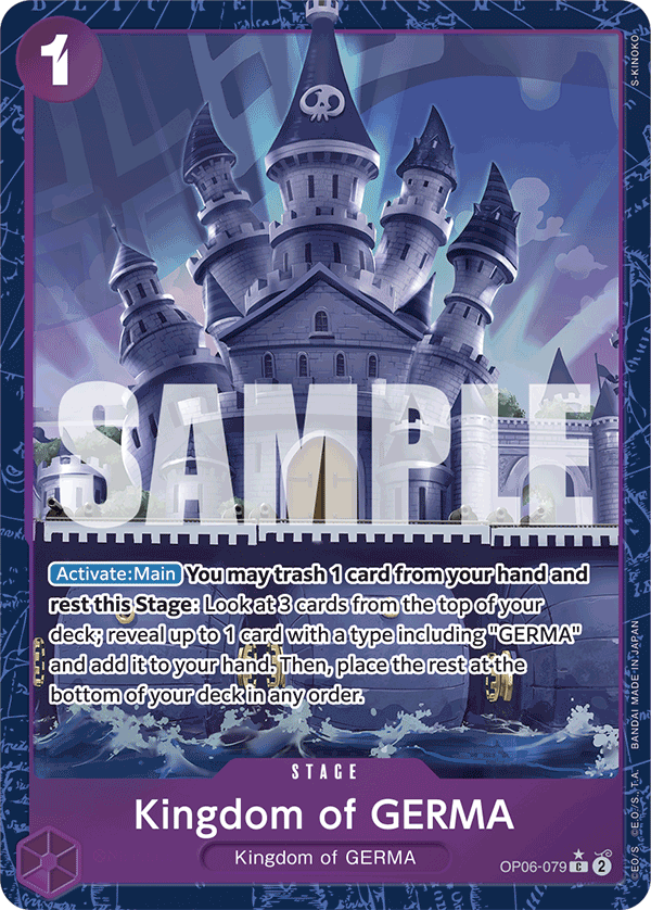 Kingdom of GERMA, Premium Booster -The Best- · OP06-079