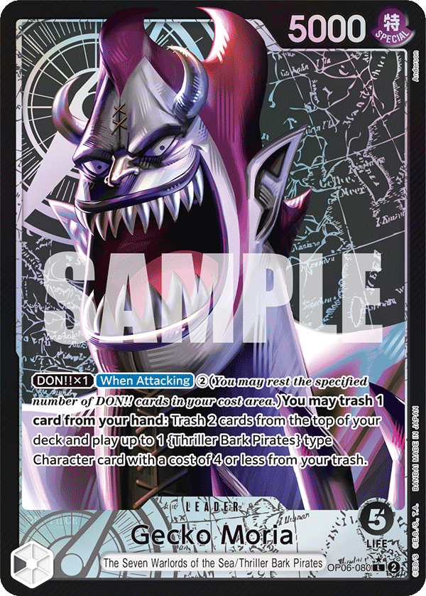 Gecko Moria, Wings of the Captain · OP06-080