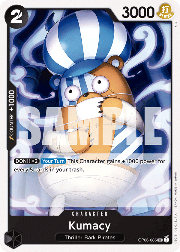 Kumacy, Wings of the Captain Pre-Release Cards · OP06-085