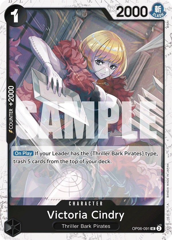 Victoria Cindry, Premium Booster -The Best- · OP06-091