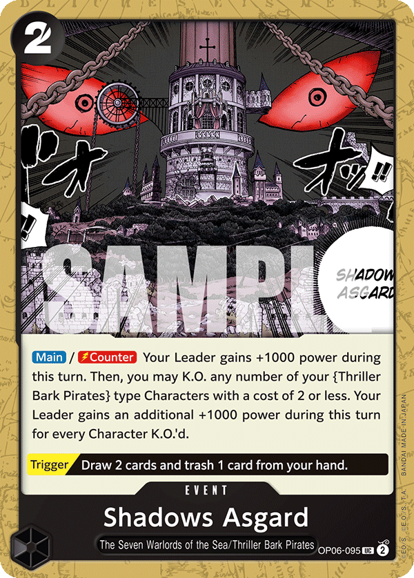 Shadows Asgard, Wings of the Captain Pre-Release Cards · OP06-095