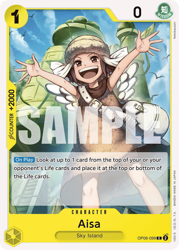 Aisa, Wings of the Captain Pre-Release Cards · OP06-099