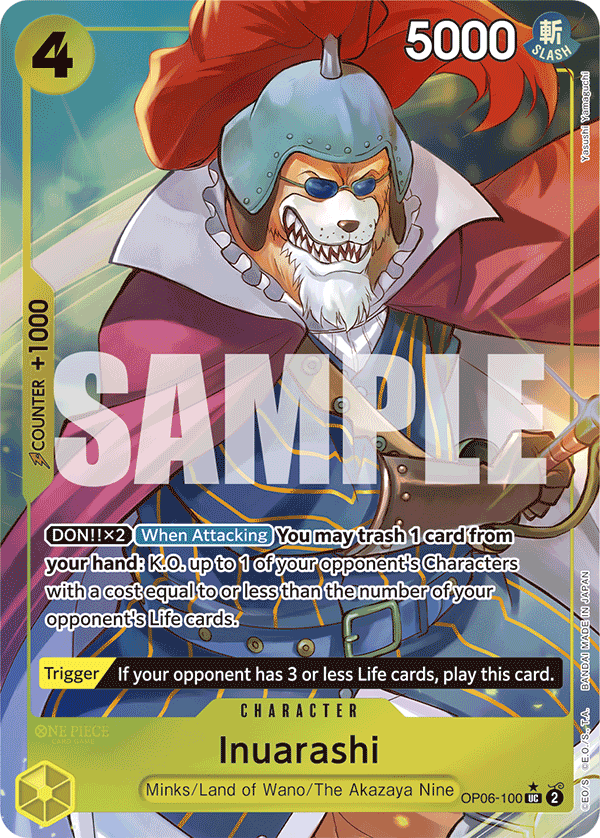Inuarashi, Premium Booster -The Best- · OP06-100