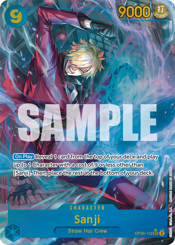 Sanji, Wings of the Captain · OP06-119