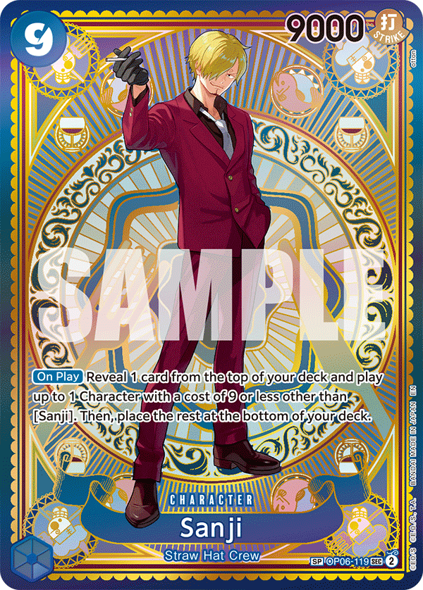 Sanji, A Fist of Divine Speed · OP06-119