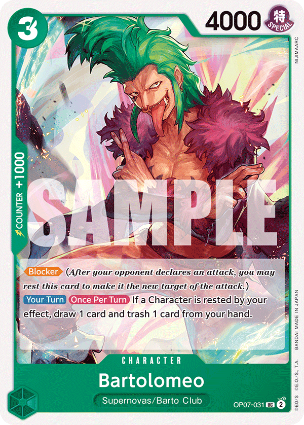 Bartolomeo, 500 Years in the Future · OP07-031