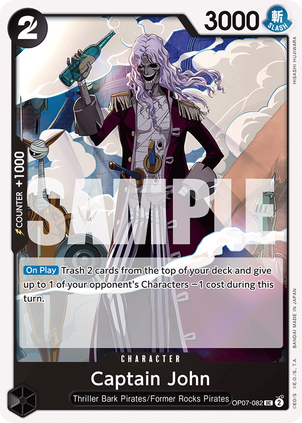 Captain John, 500 Years in the Future Pre-Release Cards · OP07-082