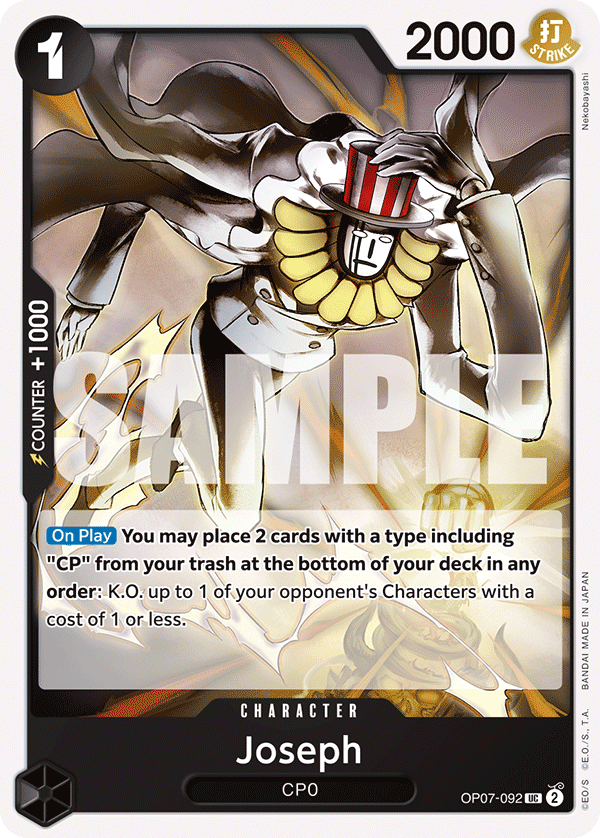 Joseph, 500 Years in the Future Pre-Release Cards · OP07-092
