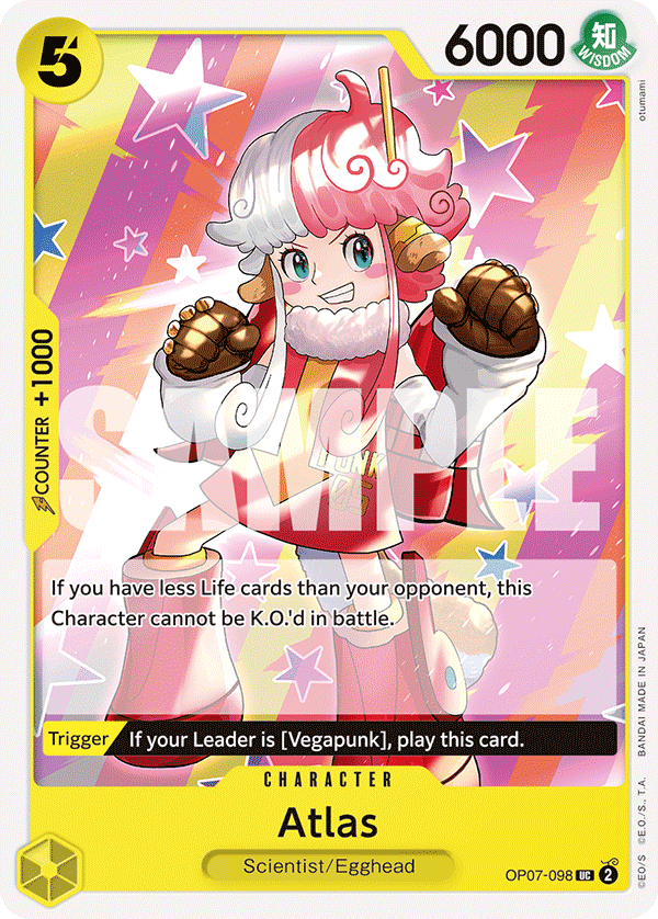 Atlas, 500 Years in the Future Pre-Release Cards · OP07-098