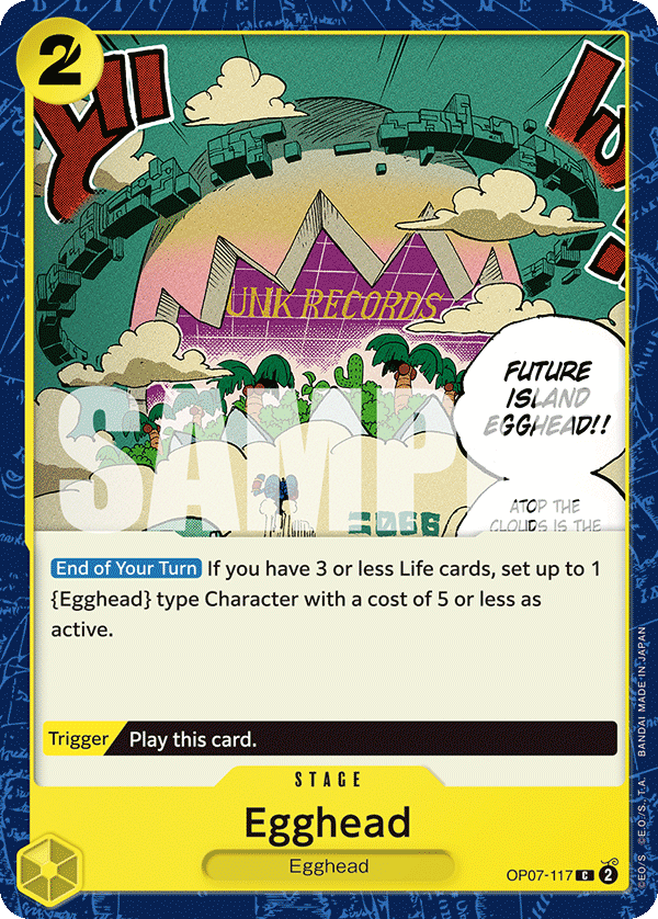 Egghead, 500 Years in the Future Pre-Release Cards · OP07-117