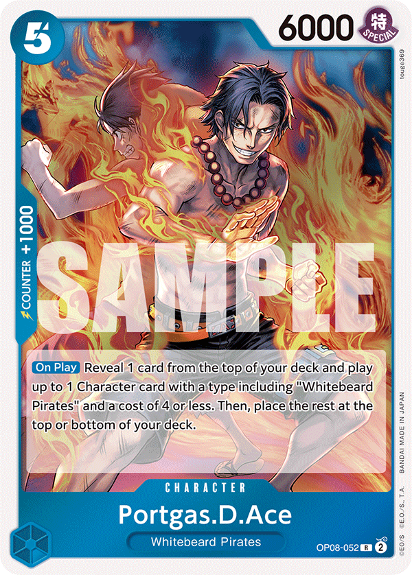 Portgas.D.Ace, Two Legends · OP08-052