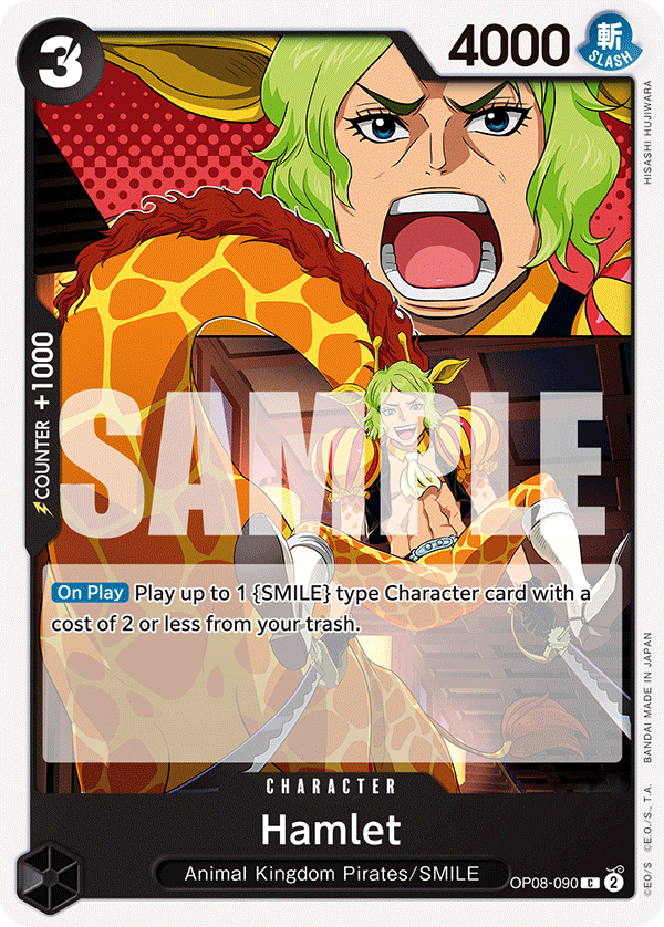 Hamlet, Two Legends Pre-Release Cards · OP08-090