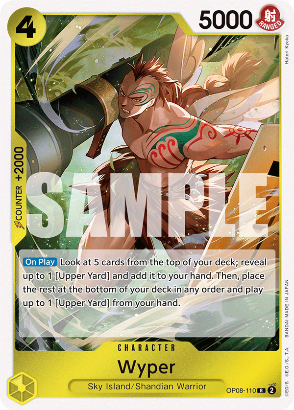Wyper, One Piece Promotion Cards · OP08-110