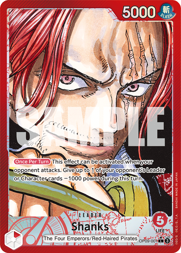 Shanks, Emperors in the New World · OP09-001