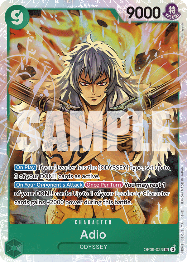 Adio, Emperors in the New World · OP09-023