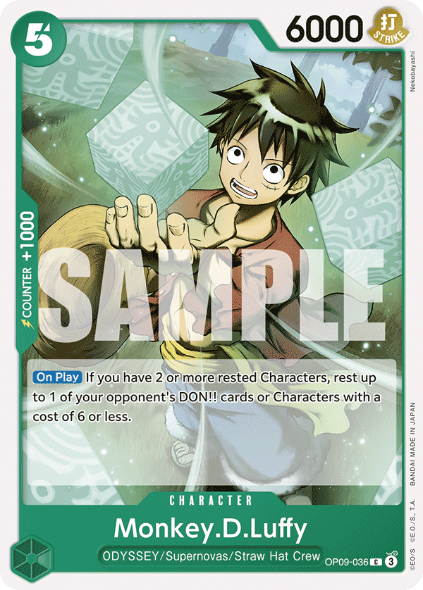 Monkey.D.Luffy, Emperors in the New World · OP09-036