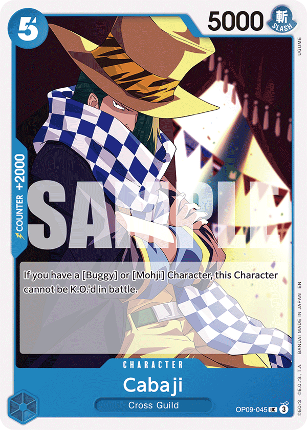 Cabaji, ST-25: Starter Deck 25 BLUE Buggy · OP09-045
