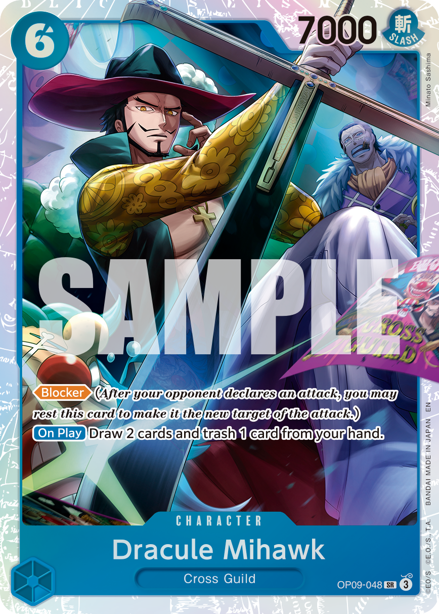 Dracule Mihawk, Premium Booster -The Best- Vol. 2 · OP09-048