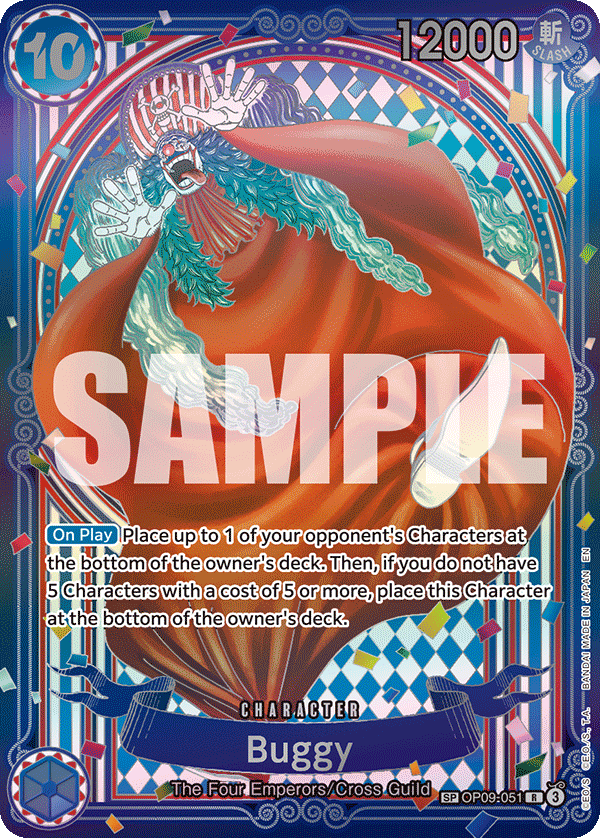 Buggy, The Azure Sea's Seven · OP09-051