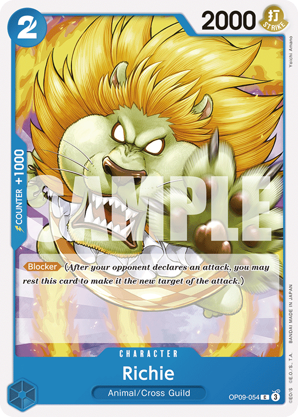 Richie, Emperors in the New World: 2nd Anniversary Tournament Cards · OP09-054
