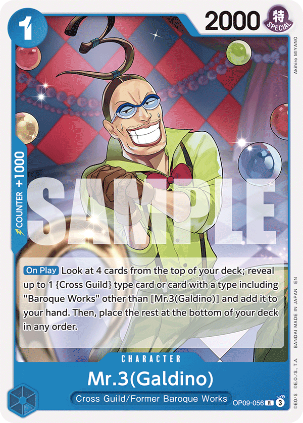 Mr.3, ST-25: Starter Deck 25 BLUE Buggy · OP09-056