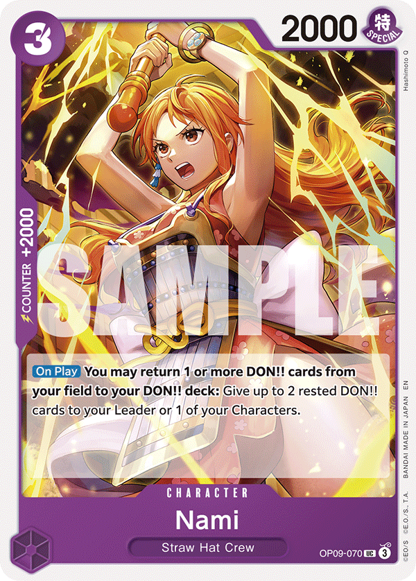Nami, ST-26: Starter Deck 26 PURPLE/BLACK Monkey.D.Luffy · OP09-070
