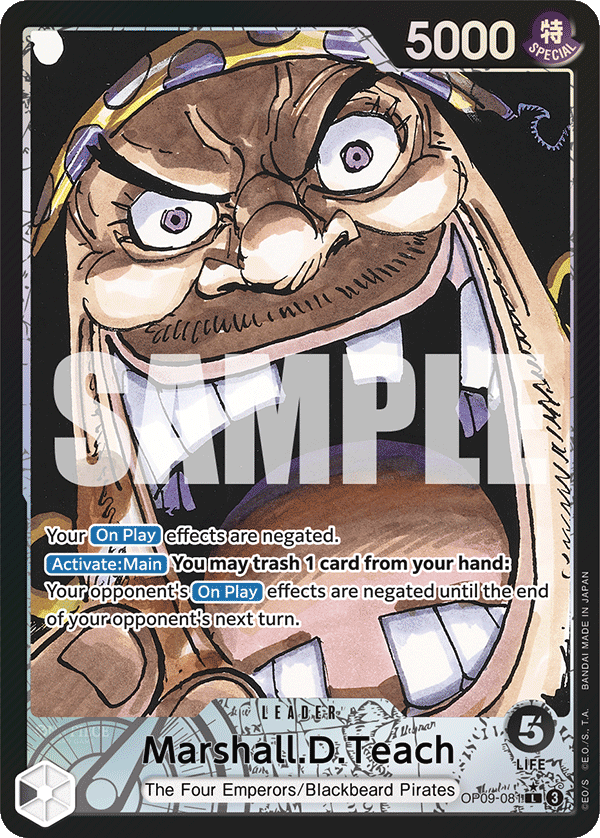 Marshall.D.Teach, Emperors in the New World · OP09-081