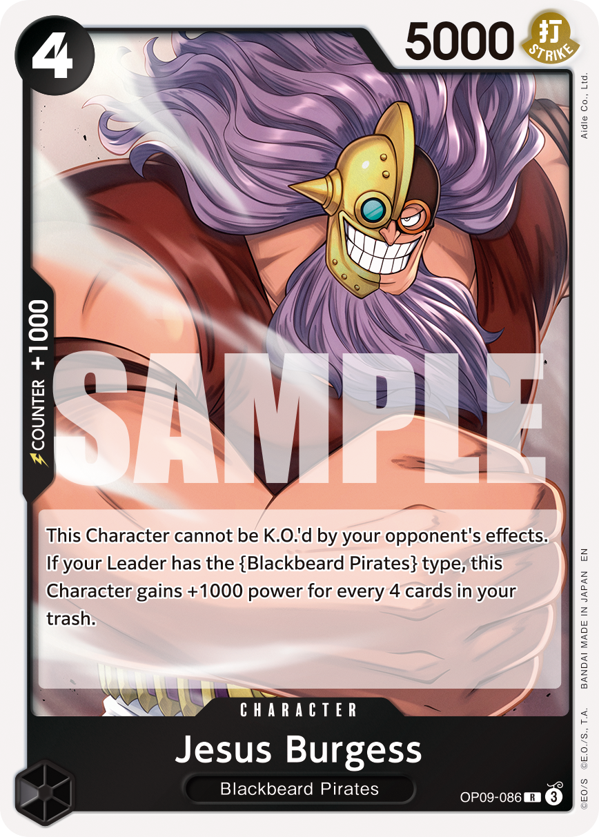 Jesus Burgess, Premium Booster -The Best- Vol. 2 · OP09-086