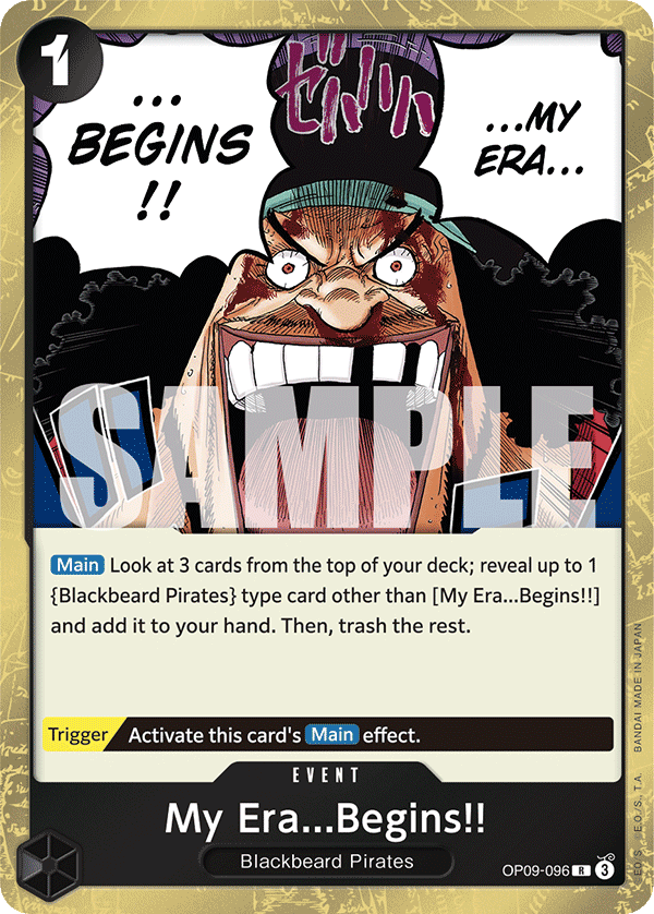 My Era...Begins!!, Emperors in the New World · OP09-096