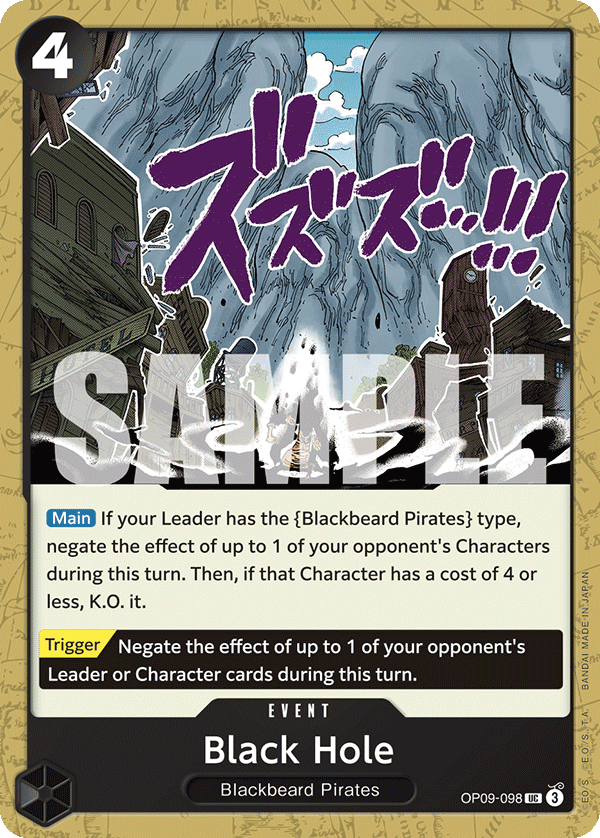 Black Hole, Emperors in the New World · OP09-098
