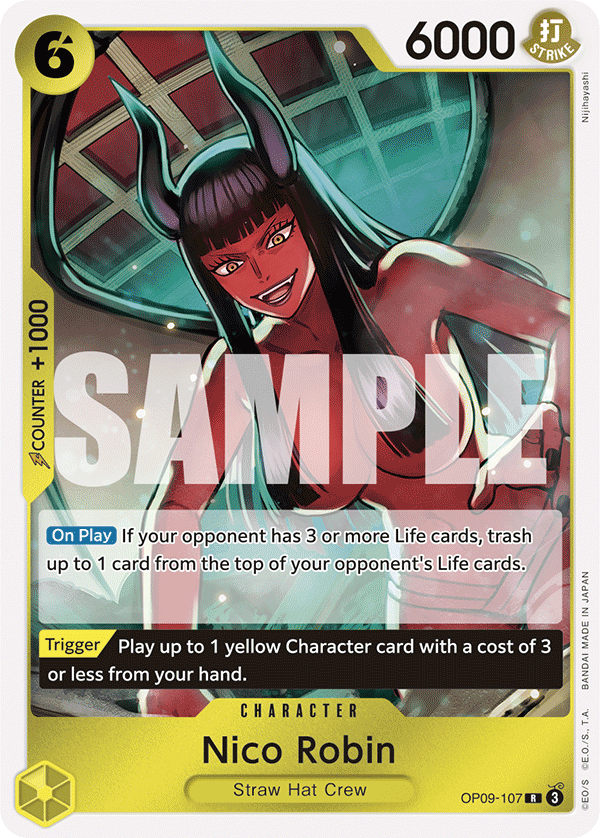 Nico Robin, Learn Together Deck Set · OP09-107
