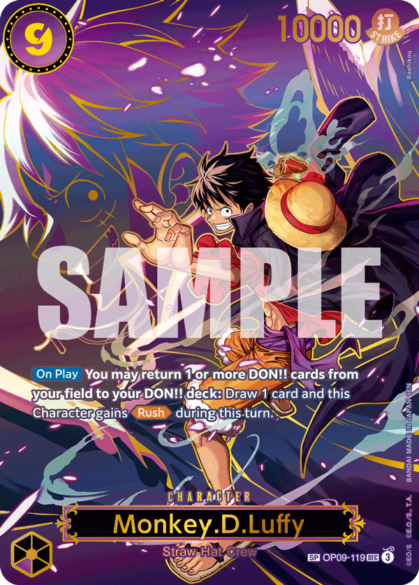 Monkey.D.Luffy, Carrying On His Will · OP09-119