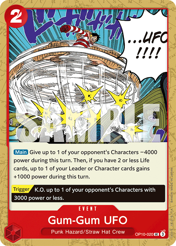 Gum-Gum UFO, Learn Together Deck Set · OP10-020