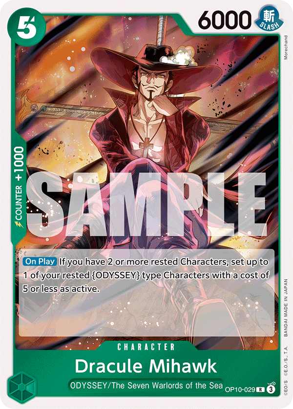 Dracule Mihawk, Royal Blood · OP10-029