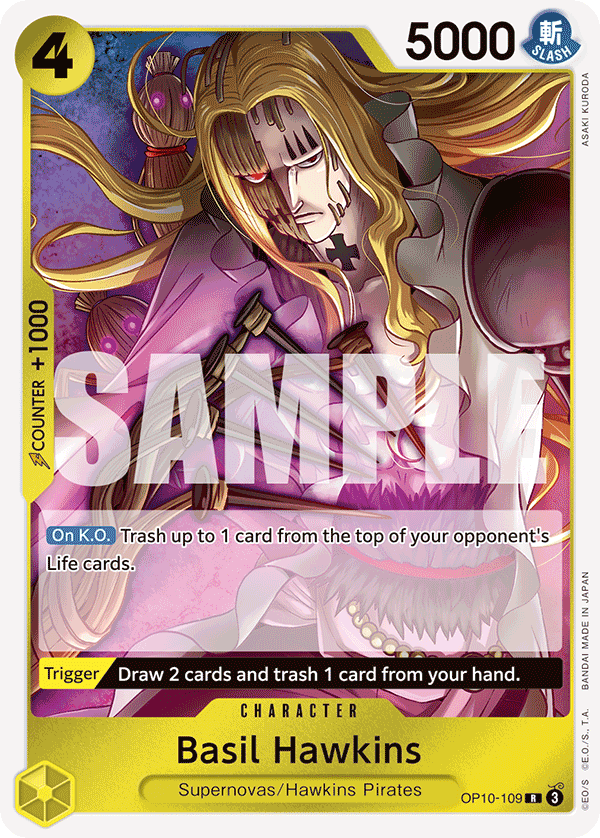Basil Hawkins, One Piece Promotion Cards · OP10-109
