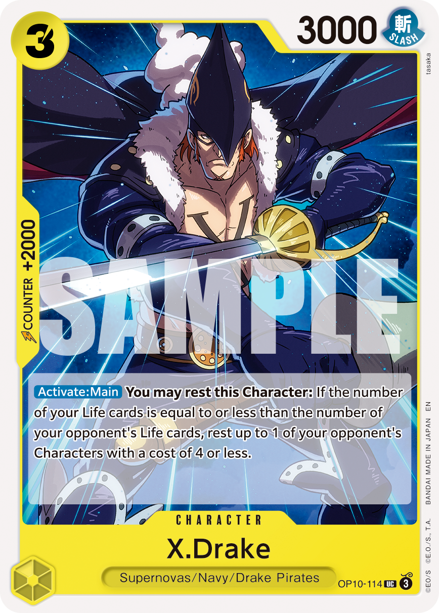 X.Drake, Premium Booster -The Best- Vol. 2 · OP10-114