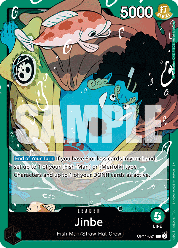 Jinbe, A Fist of Divine Speed · OP11-021