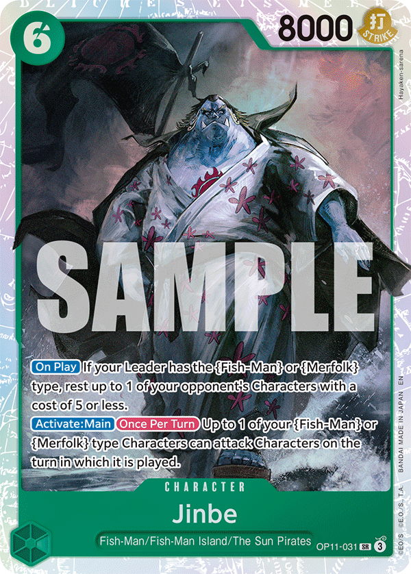 Jinbe, A Fist of Divine Speed · OP11-031