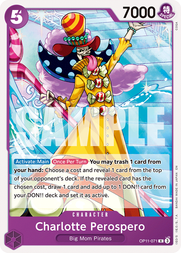Charlotte Perospero, ST-34: Starter Deck 34 PURPLE Charlotte Katakuri · OP11-071