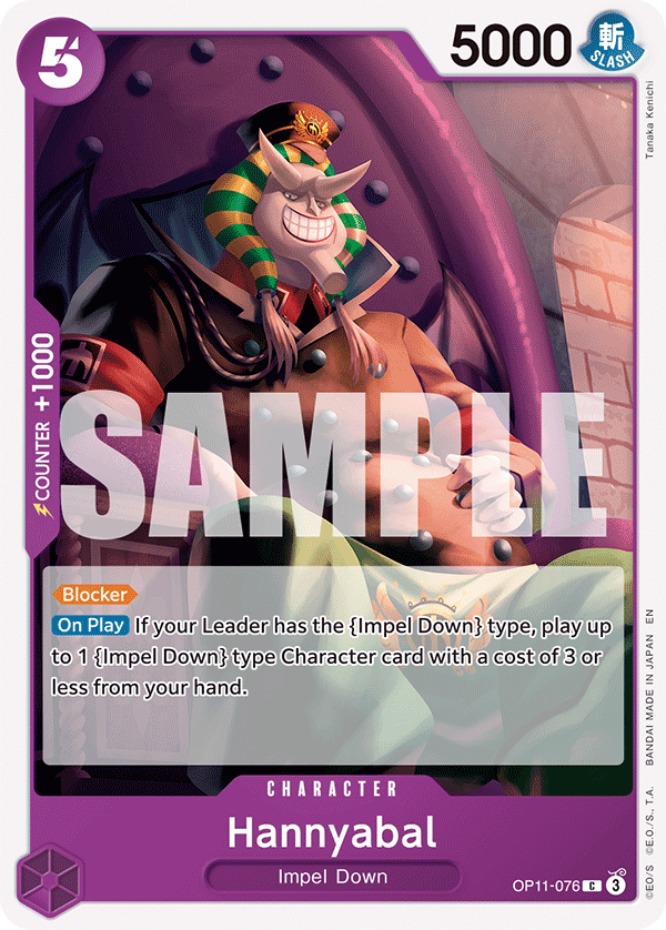 Hannyabal, A Fist of Divine Speed Release Event Cards · OP11-076