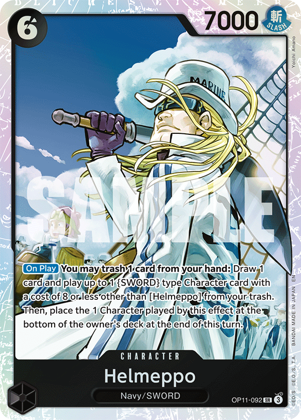 Helmeppo, A Fist of Divine Speed · OP11-092