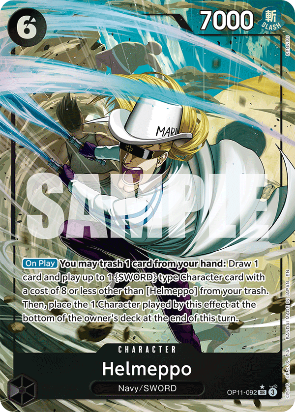 Helmeppo, A Fist of Divine Speed · OP11-092