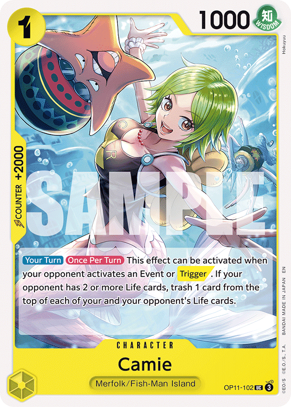 Camie, A Fist of Divine Speed · OP11-102
