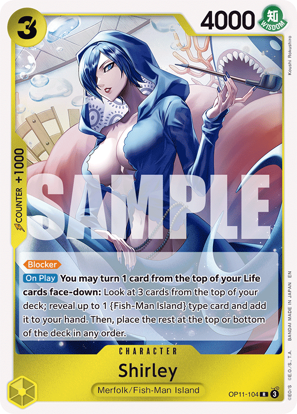Shirley, A Fist of Divine Speed · OP11-104