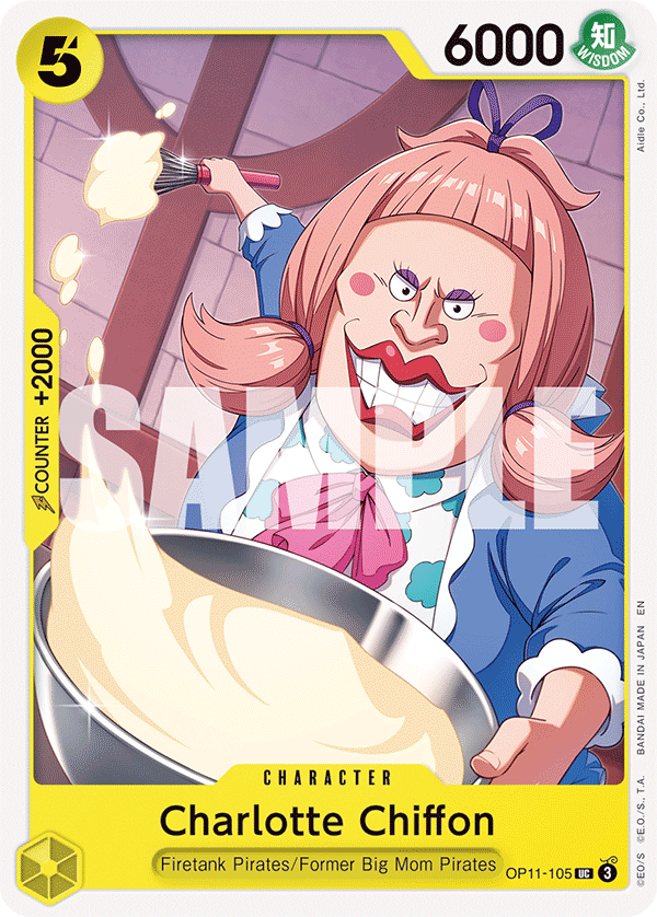 Charlotte Chiffon, A Fist of Divine Speed Release Event Cards · OP11-105