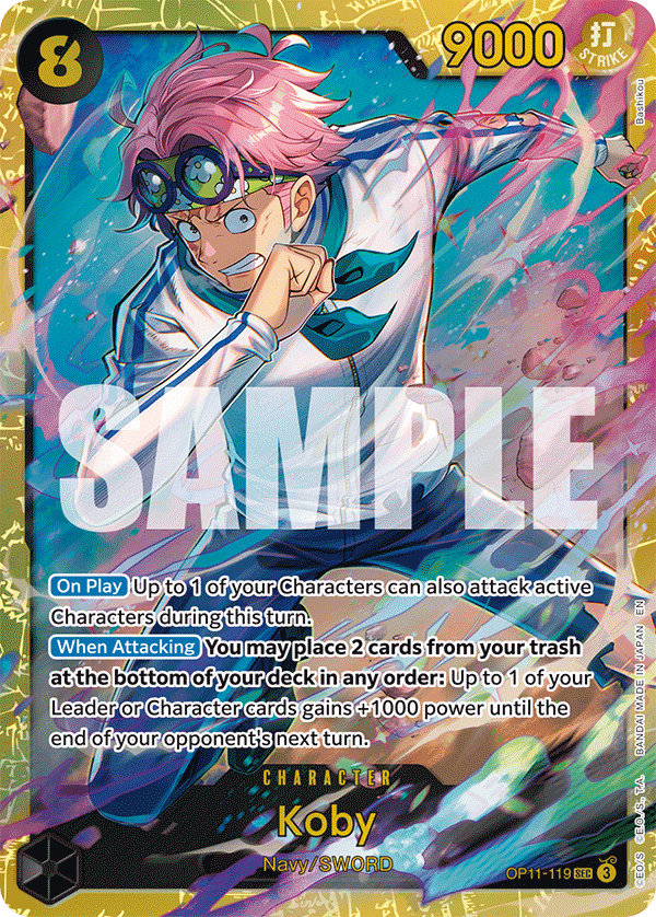 Koby, One Piece Promotion Cards · OP11-119