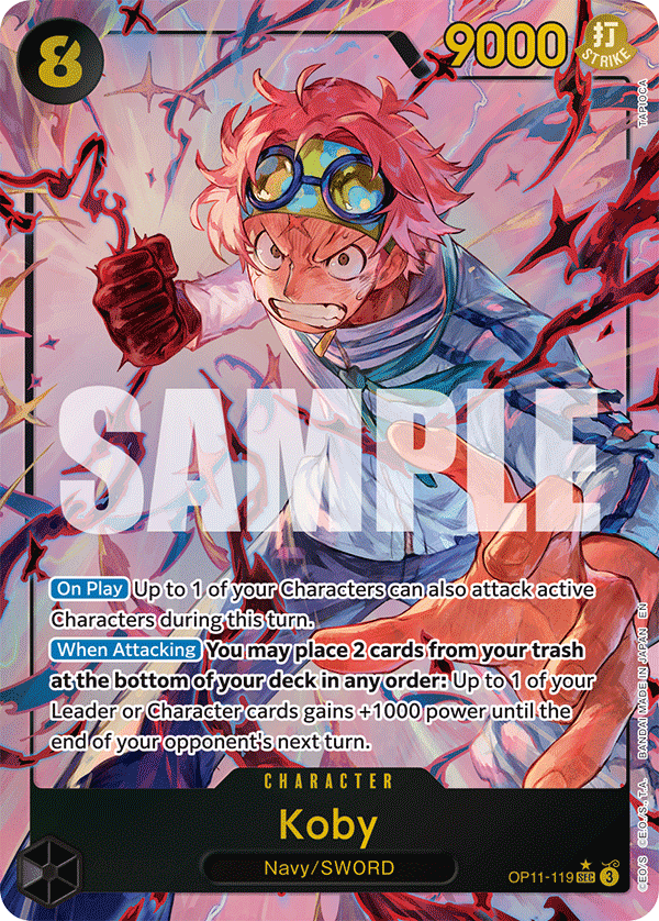 Koby, A Fist of Divine Speed · OP11-119