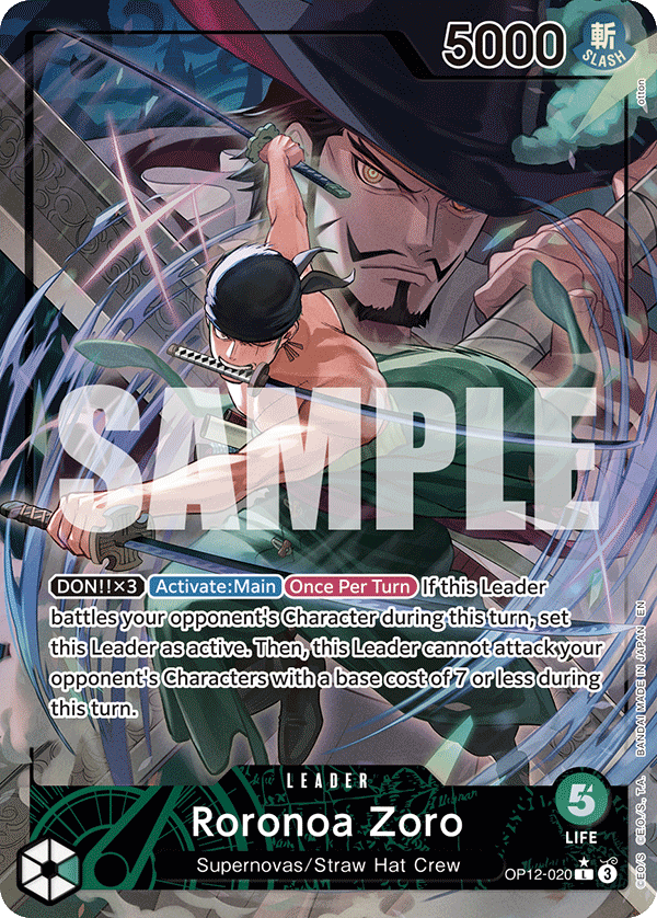 Roronoa Zoro, Legacy of the Master · OP12-020