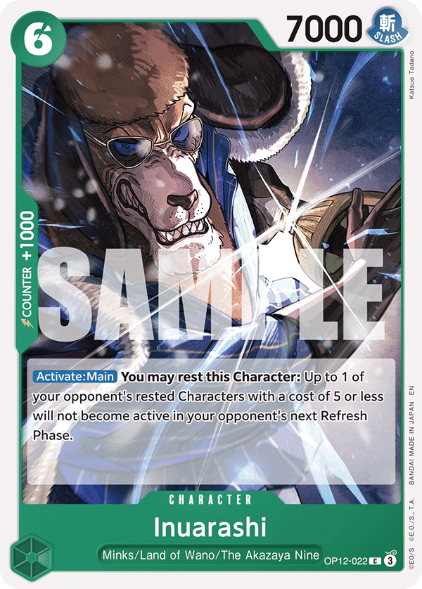 Inuarashi, Legacy of the Master · OP12-022