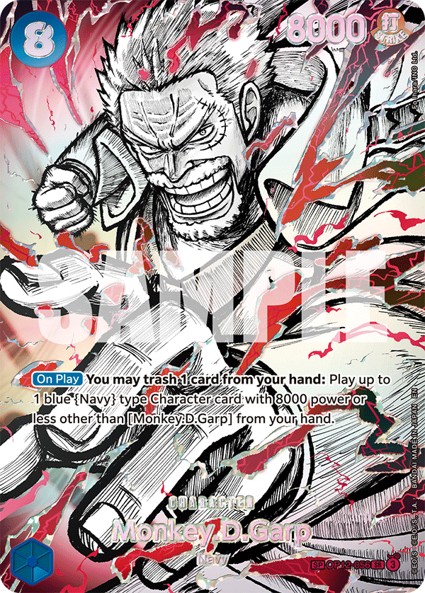 Monkey.D.Garp, The World's Strongest Warriors · OP12-056